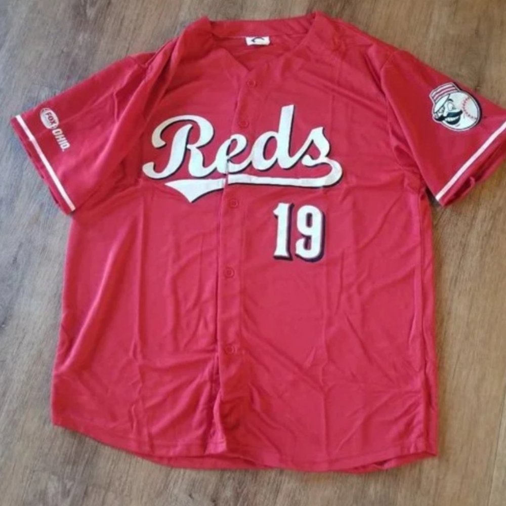 Joey Votto #19 Cincinnati Reds XL button down jersey